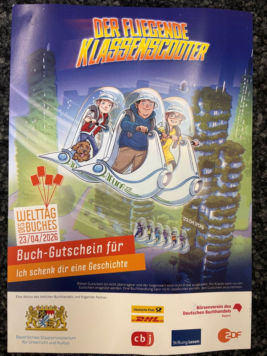 Plakat Der Fliegende Klassenscooter
