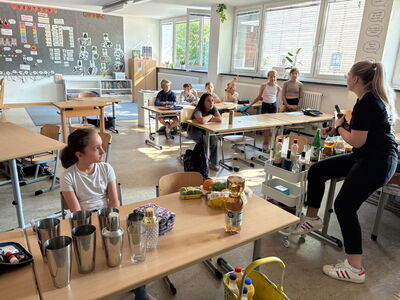 Die Klasse während des Workshops